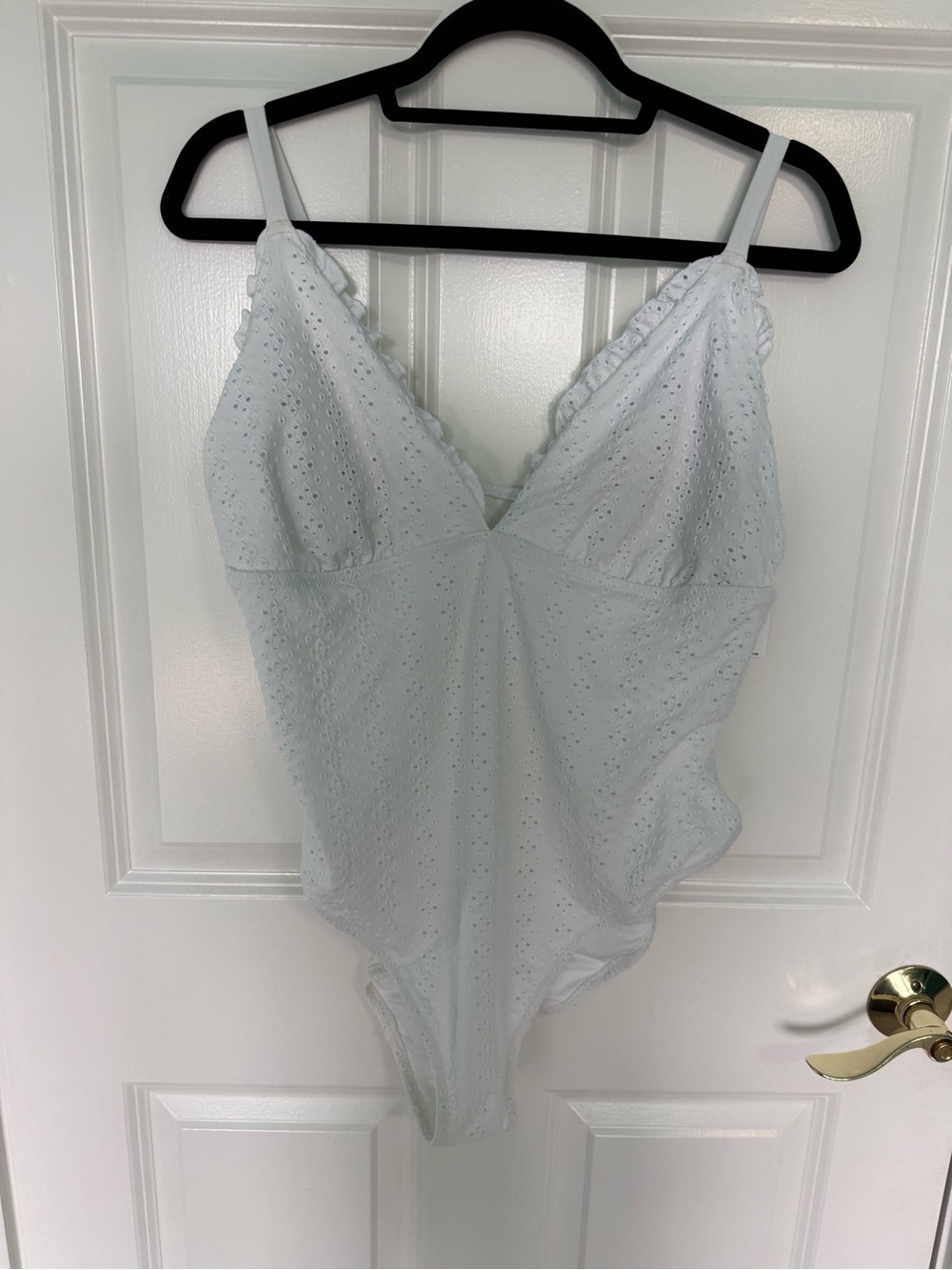 NWT Old Navy White Textured Bathing Suit